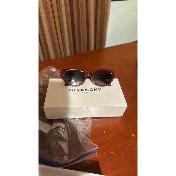 Givenchy 52mm Oval Sunglasses burgundy main image 7